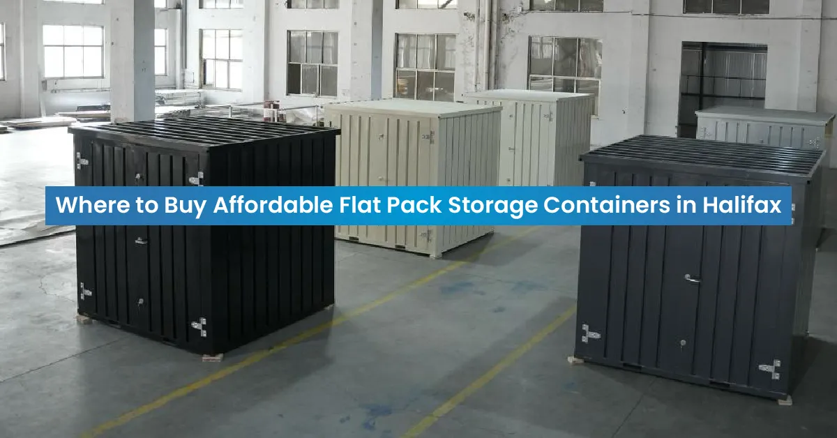 Where to Buy Affordable Flat Pack Storage Containers in Halifax 3 flat pack storage containers