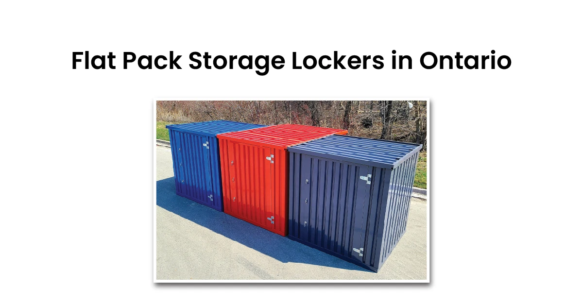 Flat Pack Storage Lockers